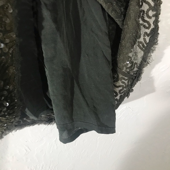 Alice + Olivia Sequin Racerback Mini Shift Dress - Picture 7 of 8